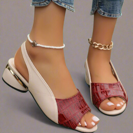 Bequeme Damen Sandalen mit stabilem Absatz
