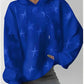 WW | Damen Kapuzenpullover Mit Sternenprägung