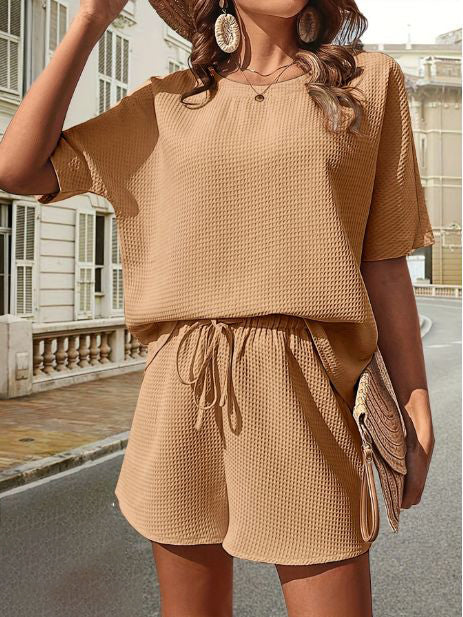 Thalia - Stilvolles zweiteiliges Sommer-Set für trendbewusste Frauen
