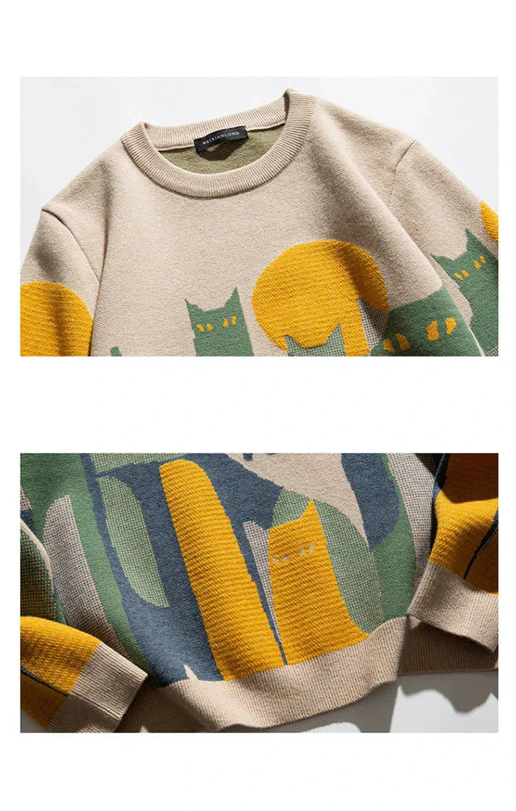Mystic Cat - Herrenpullover