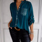 Damen Festliche Button Down Hemd | Langarm