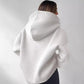 Damen oversized Kapuzenpullover mit modernem Stehkragen und weichen Materialien WW