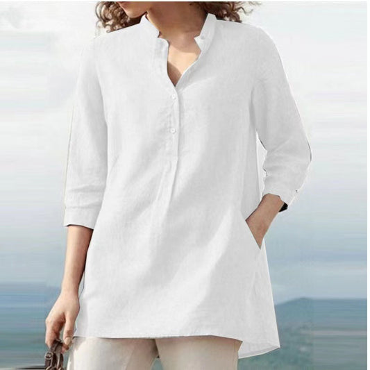 Janis | Elegante Leinenbluse