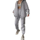 Damen lässiger Oversized Hoodie mit durchgehendem Reißverschluss und praktischen Kängurutaschen WW