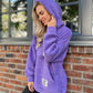 Damen Kuscheliger Kapuzenpullover aus Fleece WW