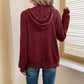 Damen gemütliche Kapuzenjacke im stylischen Rippstrickdesign WW