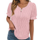 Luftiges & Stilvolles Damen Puffarm-Shirt mit Spitzenakzent – Noemi