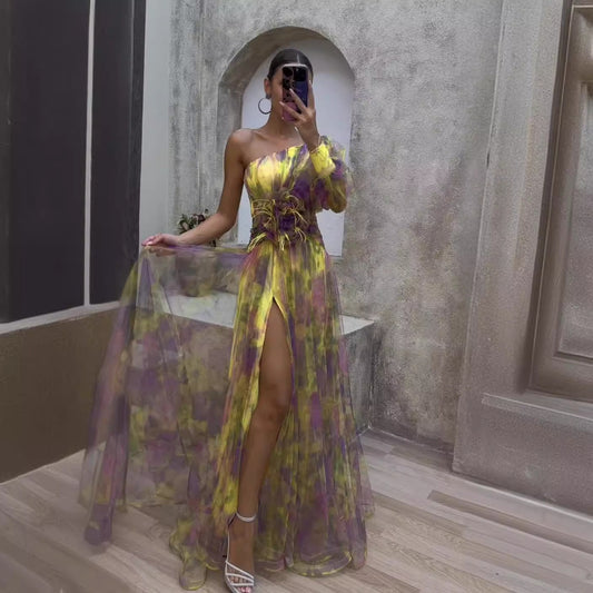 Amina - Langarmkleid
