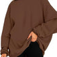 Damen oversized Kapuzenpullover WW