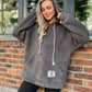 Damen Kuscheliger Kapuzenpullover aus Fleece WW