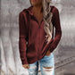Damen sportliche Kapuzenjacke mit strukturierter Rippoptik und praktischen Taschen WW