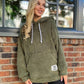 Damen Kuscheliger Kapuzenpullover aus Fleece WW