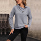 Bequemes Langarm Damen Sweatshirt mit Kragen WW