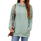 Damen Hoodie mit strukturiertem Muster und praktischer Kängurutasche WW