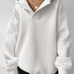 Damen oversized Kapuzenpullover mit modernem Stehkragen und weichen Materialien WW