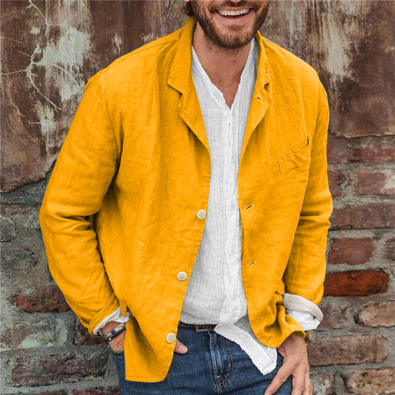 Mateo Langarm Hemd mit Knopfleiste