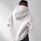 Damen Oversized Hoodie mit modernem Kragen und lässiger Passform WW