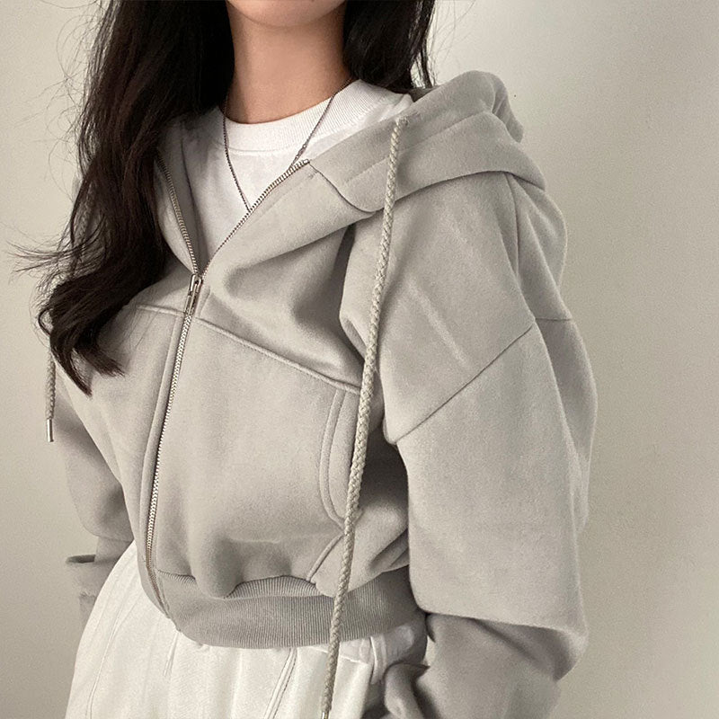 Damen Kapuzenpullover mit oversized Schnitt und praktischen Taschen WW