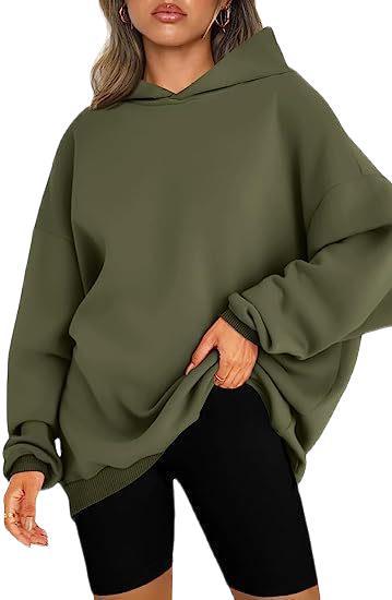 Damen oversized Kapuzenpullover WW