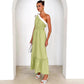 Damen One-Shoulder Kleid  für Sommer - Munda