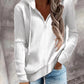 Damen Kapuzenpullover im eleganten Rippdesign mit praktischem Reißverschluss WW
