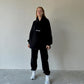 Damen bequemer Hoodie mit weitem Schnitt und praktischen Kängurutaschen WW