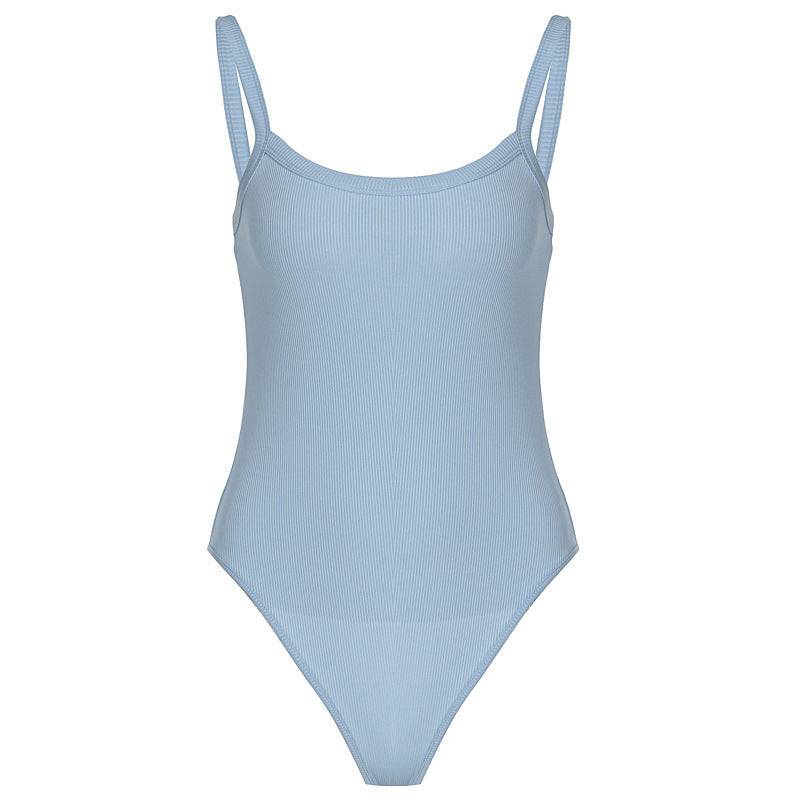 Rippstrukturiertes Damen Tank-Top mit figurbetontem Schnitt – Nea