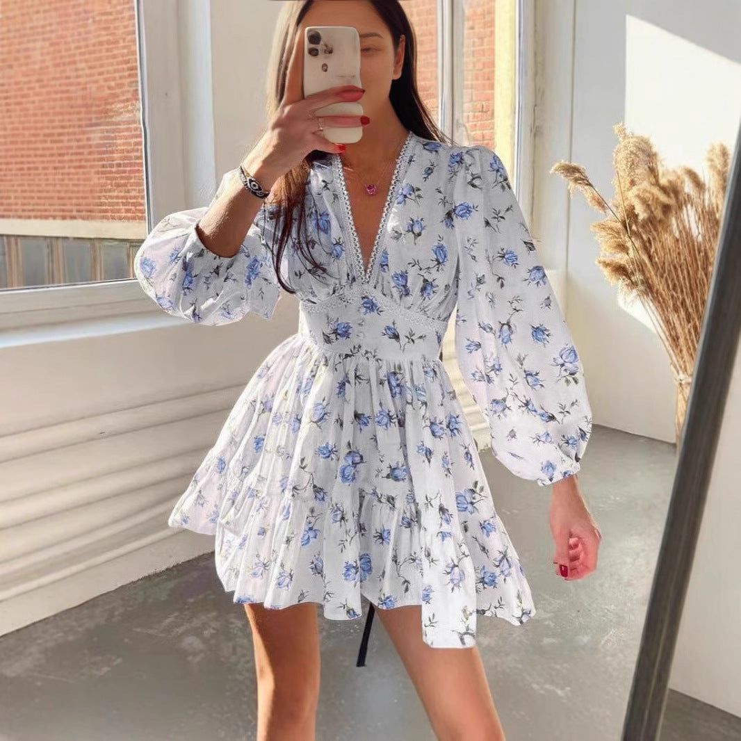 Festliche Damen A-Line Mini Kleid  - Sunneva