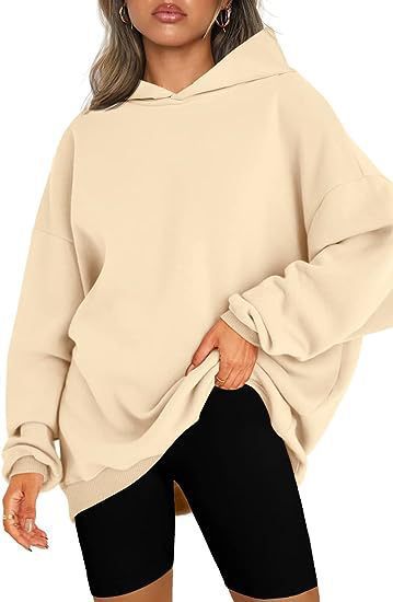 Damen oversized Kapuzenpullover WW