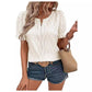 Luftiges & Stilvolles Damen Puffarm-Shirt mit Spitzenakzent – Noemi