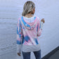 Damen Kapuzenpullover mit innovativem Farbverlauf und maritimen Streifen WW