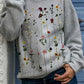 WW - Damen Kapuzenpullover mit floralem Print für einen lässigen Stil