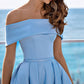Entspanntes Satinabendkleid für Frauen - Caelynae