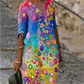 Sommerkleid Mit Grafikdruck Für Damen | Mini