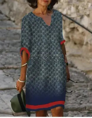 Sommerkleid Mit Grafikdruck Für Damen | Mini