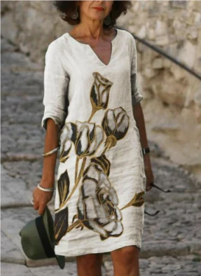 Sommerkleid Mit Grafikdruck Für Damen | Mini