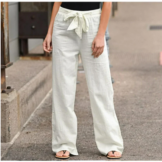 Lange Hose Für Damen Mit Gürtel | Trendy