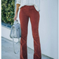 Cordhose Mit Hoher Taille Für Damen | Weites Bein