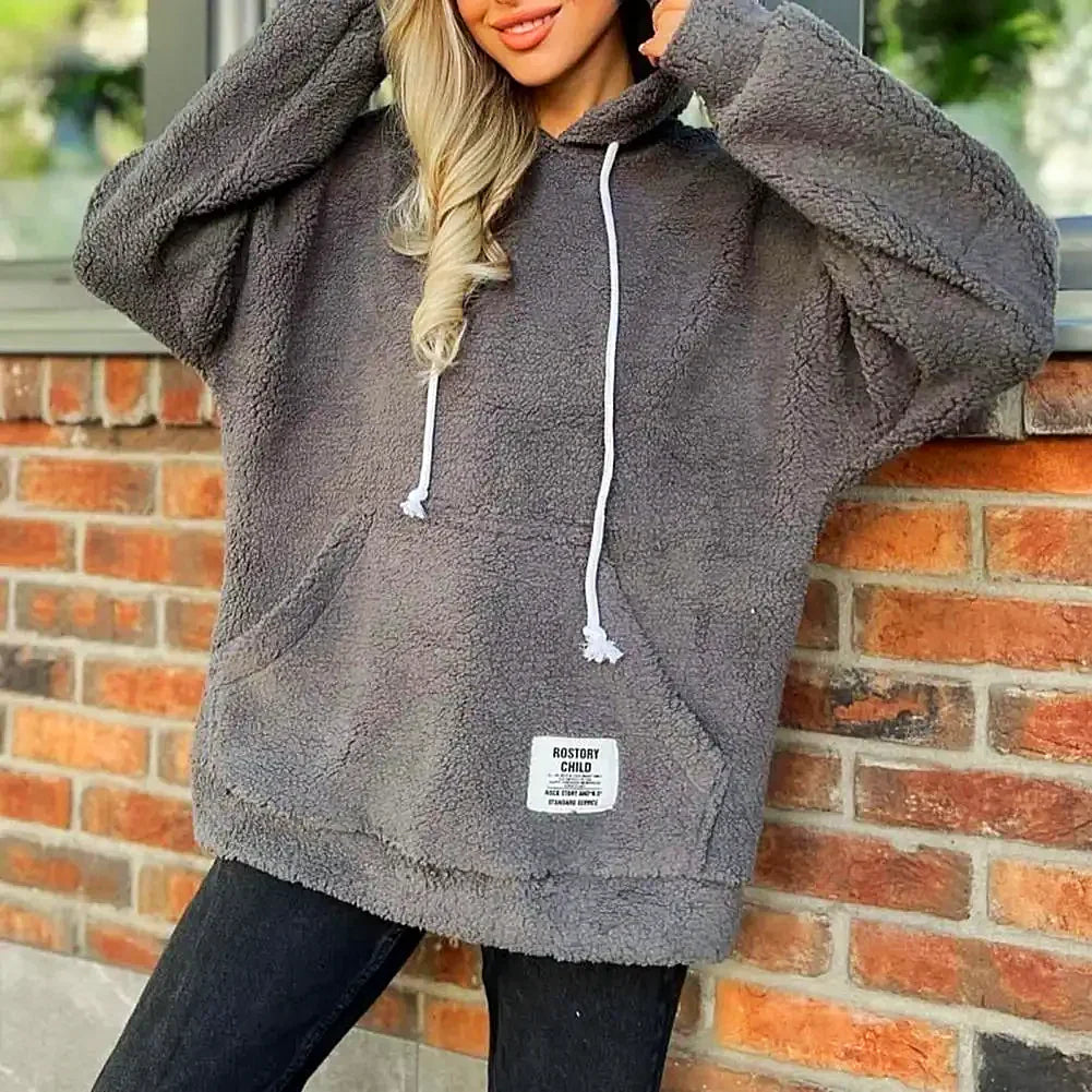 WW | Moderner Damen-Hoodie mit Plüsch
