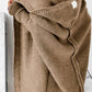 WW | Stilvolle Übergröße Kapuzenpulli Strickjacke