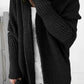 WW | Stilvolle Übergröße Kapuzenpulli Strickjacke