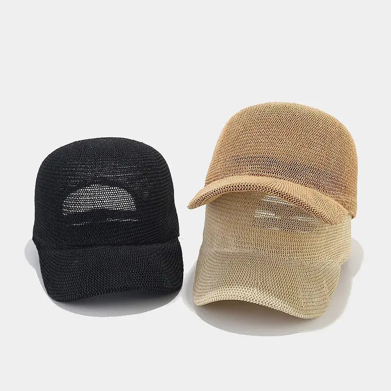 Trendiger geflochtener Sonnenhut mit breiter Krempe - SunWeave Style