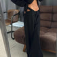 Luftig & Stylisch Zweiteiler aus Leinen mit Langarmshirt und Hose Damen – Nayela
