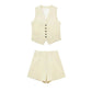 Zweiteiliges Sommeroutfit mit Vintage-Top – Amaya