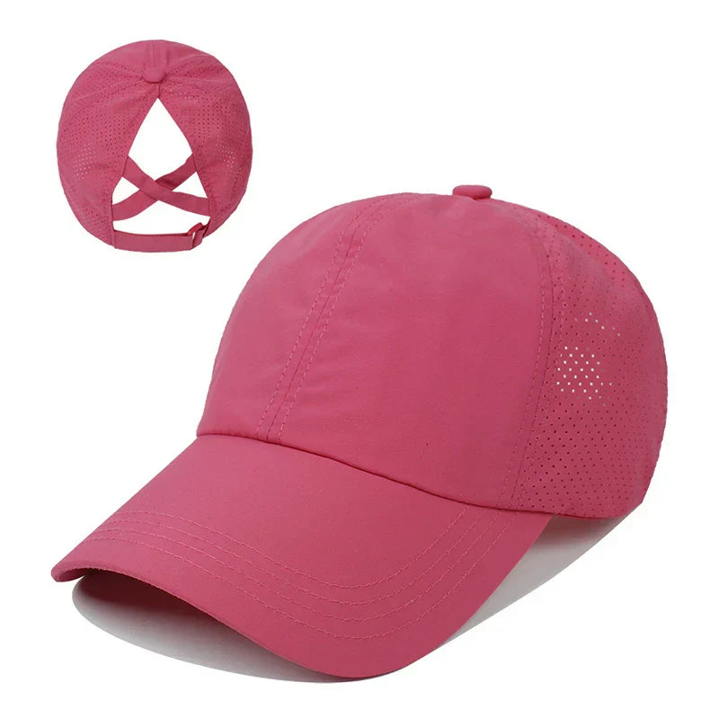 Atmungsaktive Unisex Sport-Basecap aus Mesh mit verstellbarem Sitz – AeroCap