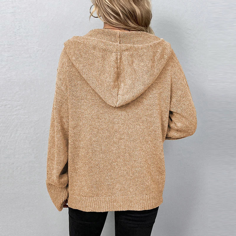 WW | Bequemer Hooded Cardigan