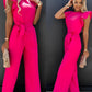 Veronica - Jumpsuit mit Rüschengürtel