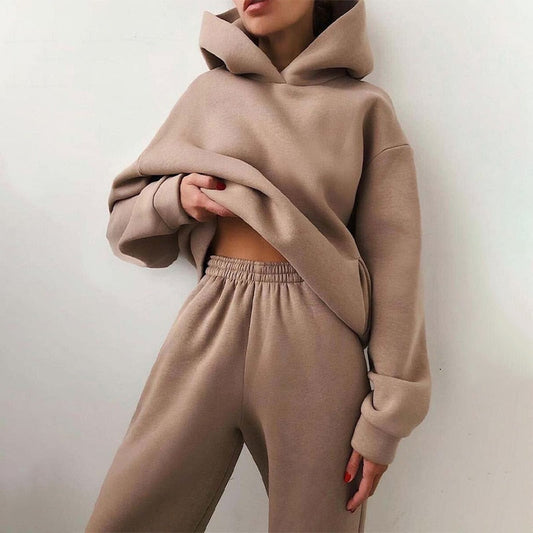 WW - Bequemer Kapuzen-Zweiteiler im Oversize-Look