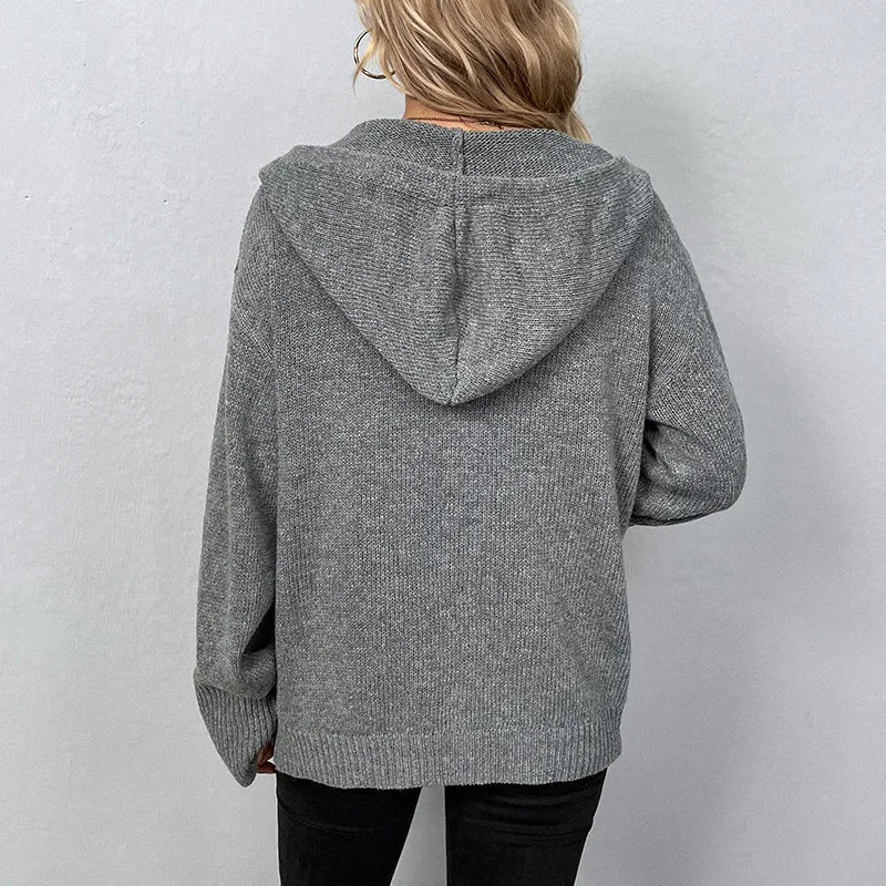 WW | Bequemer Hooded Cardigan