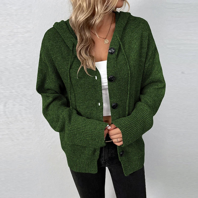 WW | Bequemer Hooded Cardigan